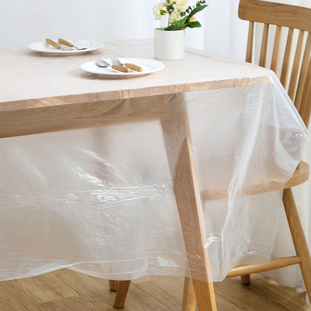 Table Sheet Pack of 1(8 Sheet) Table Sheet Simple Disposable PE Waterproof Table Cover for Home Table Sheet