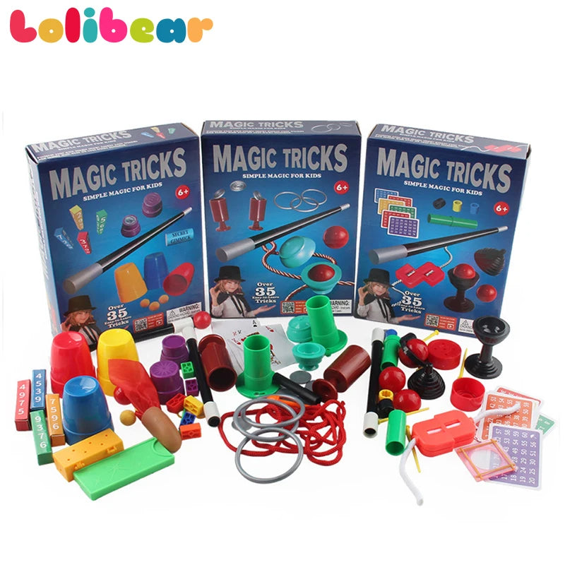 35-Trick Magic Kit for Kids