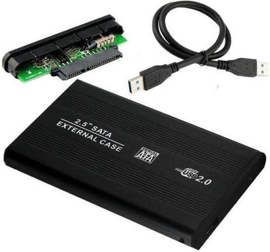 Hard Disk HDD 2.5 Inch Case 2.0 - Black