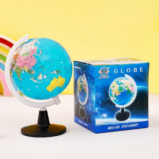 World Globe Rotating Map Earth with Stand Kids Geography Educational Toy