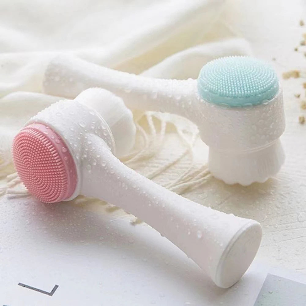 2-in-1 Sonic Cleansing Brush