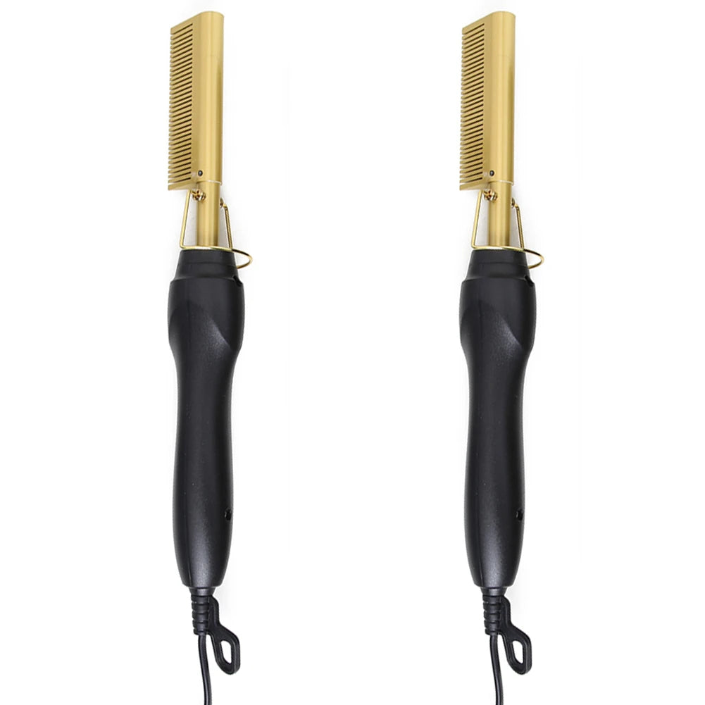 2-in-1 Hair Straightener & Curler - Ionic Ceramic Styling Tool for All Hair Types