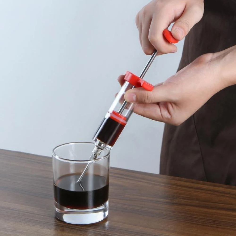 BBQ Meat Flavor Injector – 30ml Marinade Kitchen Tool for Chicken & Meat Sauces