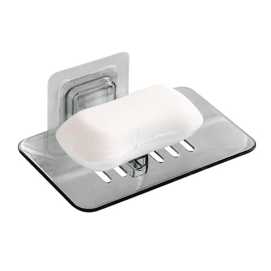 Acrylic Soap Box Dish Bathroom Storage Plate Tray Holder Case Soap Holder