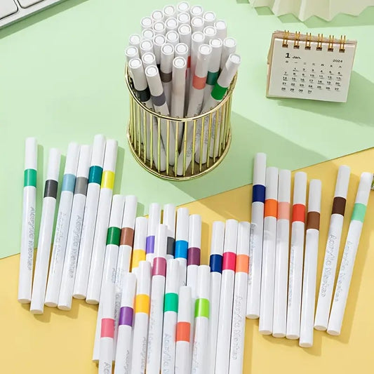 7pcs Acrylic Markers Pen Set Non Toxic Acrylic Markers Art Doodling Drawing Sketching, Colouring & Shading Acrylic Marker