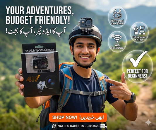 Sport Action Camera with WiFi & Accessories - Standard Edition