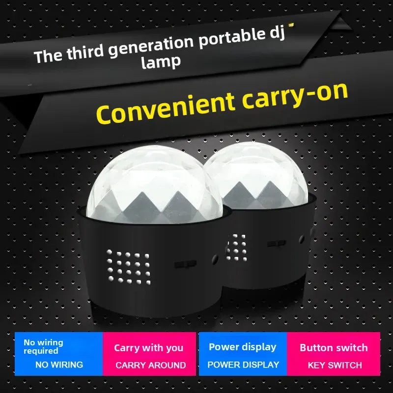 Portable DJ Lamp
