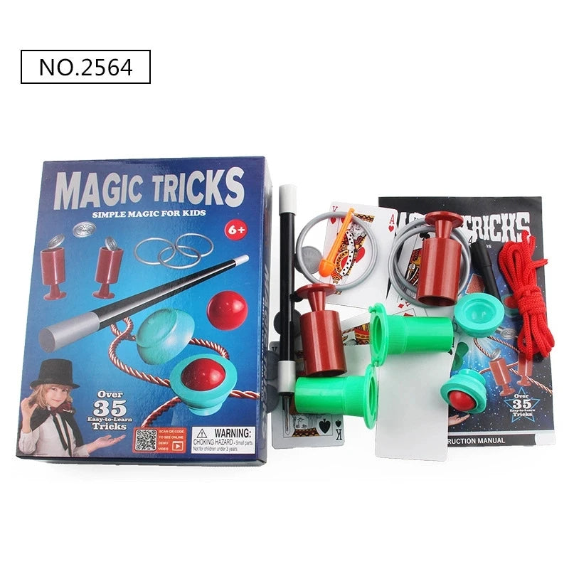 35-Trick Magic Kit for Kids