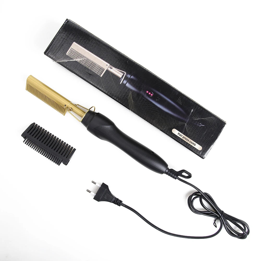 2-in-1 Hair Straightener & Curler - Ionic Ceramic Styling Tool for All Hair Types
