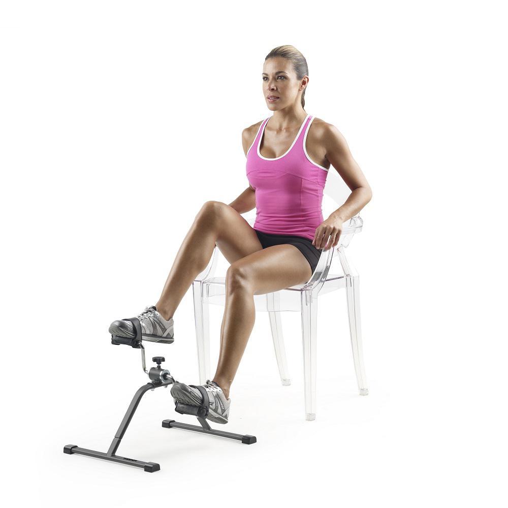 Exerciser Leg Arm Workout Machine Under Desk Bike Foldable Mini Bike Foot Pedal Cycle