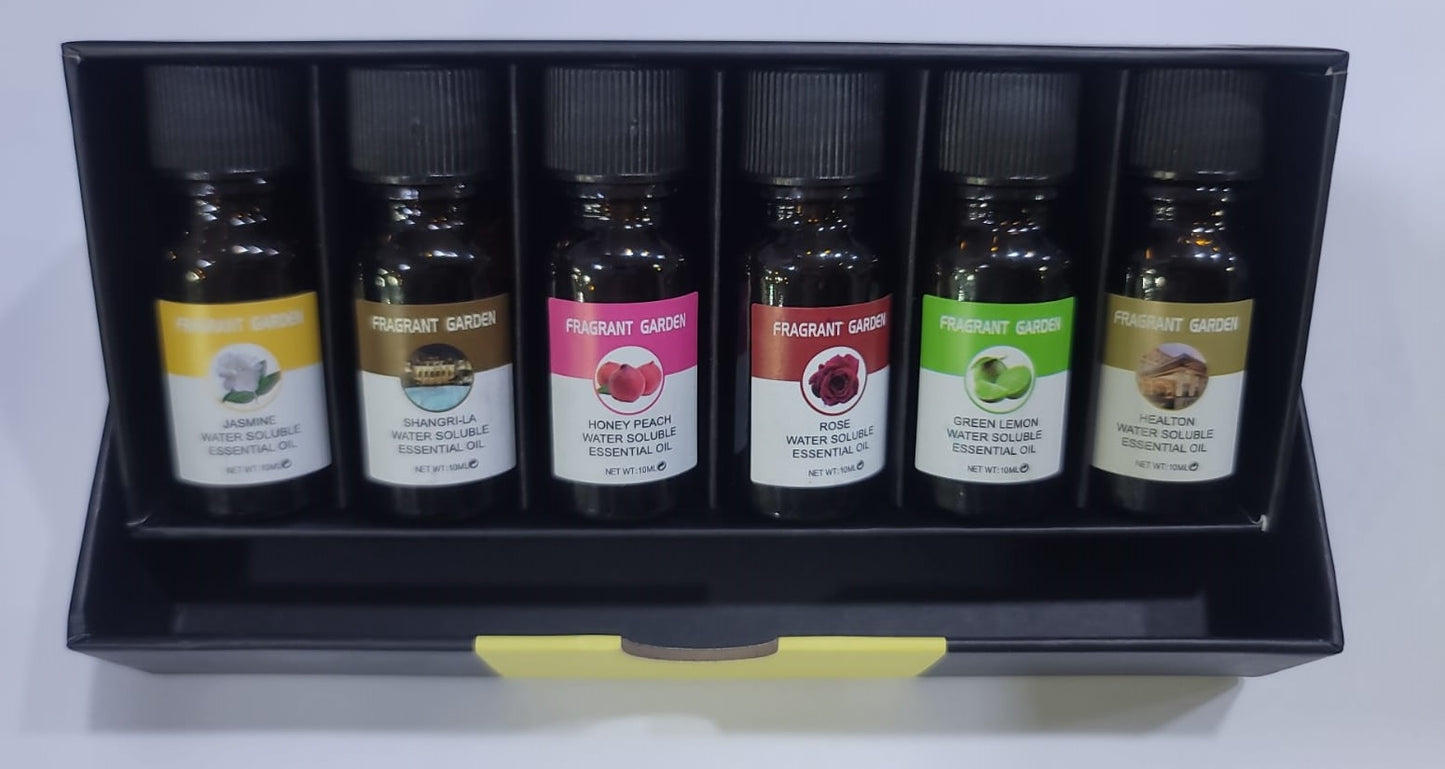 6 Bottle Fragrance oil for Aroma Oil for Diffuser Scent oil for Humidifier and Perfumes