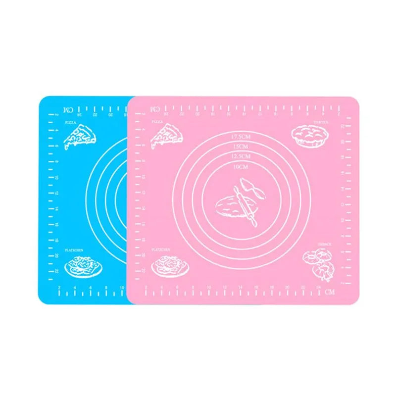 Silicone Baking Mat for Pastry & Roti Rolling Medium with Measurements - Size 15.5*19.5inch