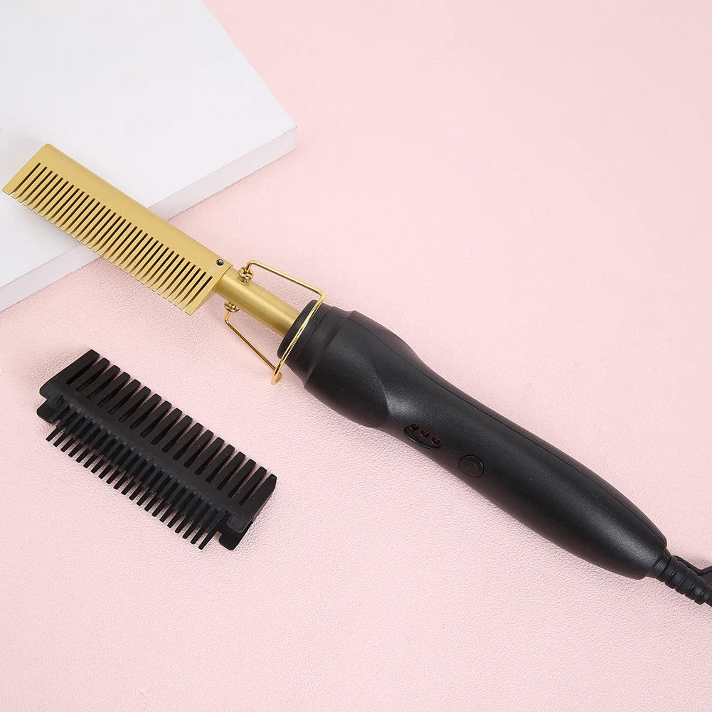 2-in-1 Hair Straightener & Curler - Ionic Ceramic Styling Tool for All Hair Types
