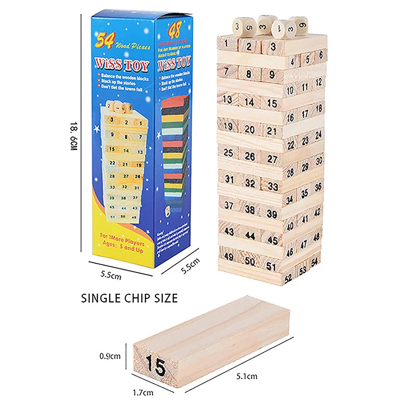 54-Piece Jenga Set