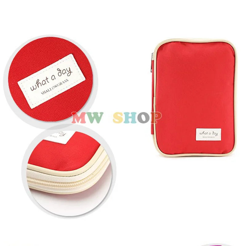 Zippered Travel Document Organizer - RFID-Blocking Wallet & Passport Case