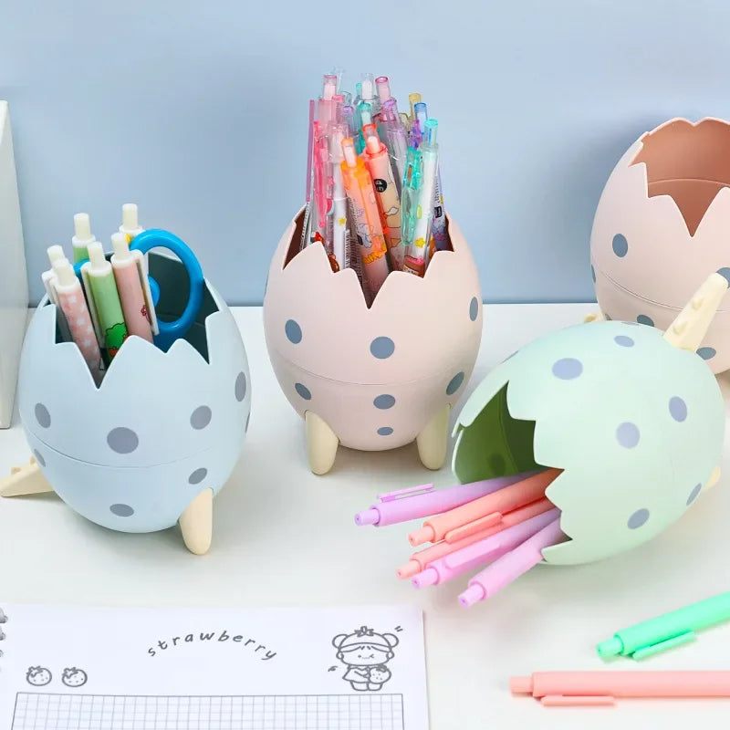 Egg-Shaped Desk Organizer