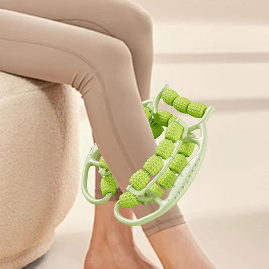 360° Manual Muscle Roller Massager for Legs & Arms - Deep Tissue Recovery Tool