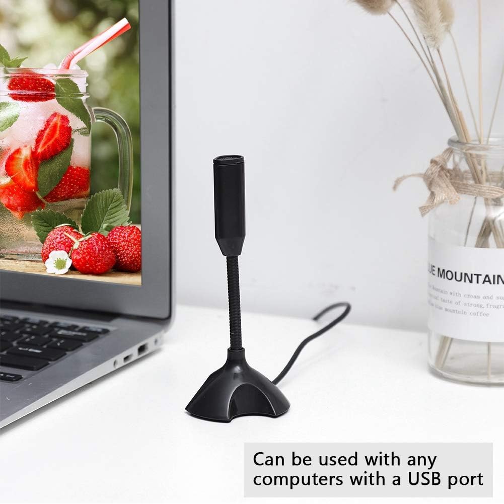 Premium Desktop Gooseneck Microphone for PC & Laptop – Clear Voice for Gaming, Streaming & Meetings