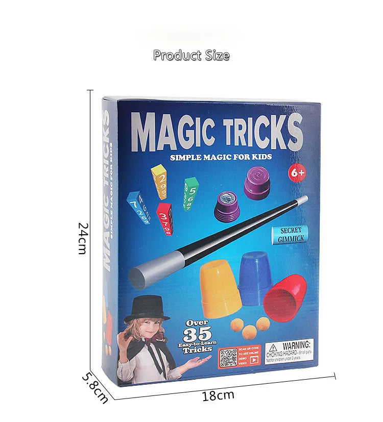 35-Trick Magic Kit for Kids