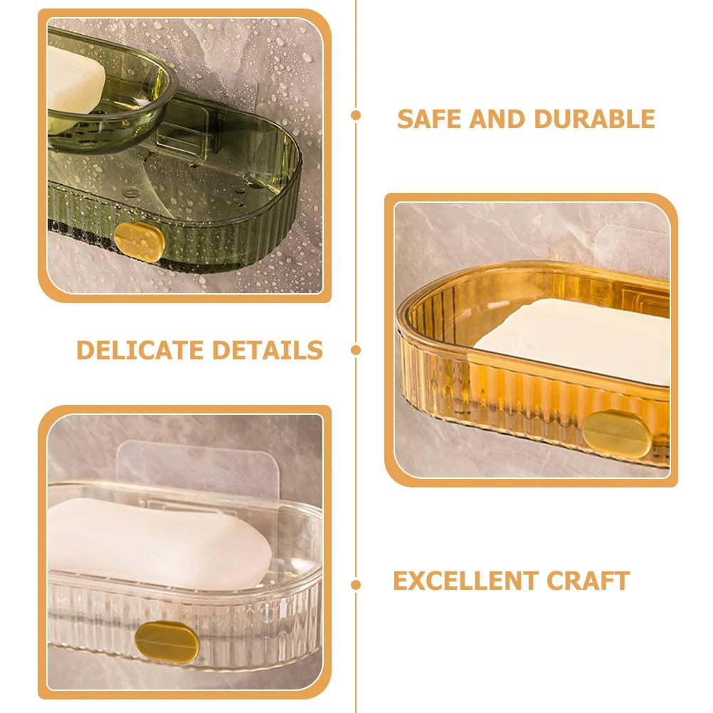 Marble-Effect Soap Tray