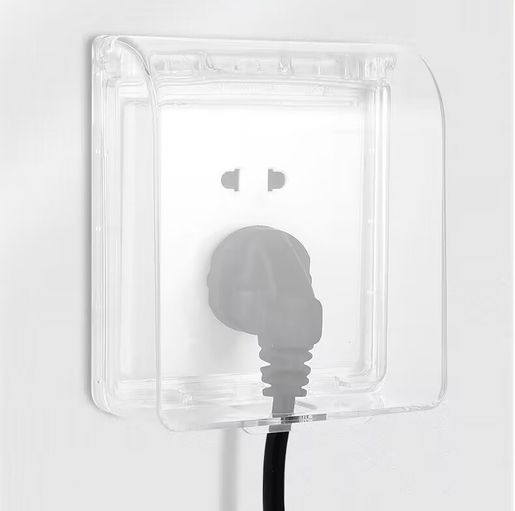 Tansparent Universal Wall Socket Plate Panel Light Switch Box Cover Protector