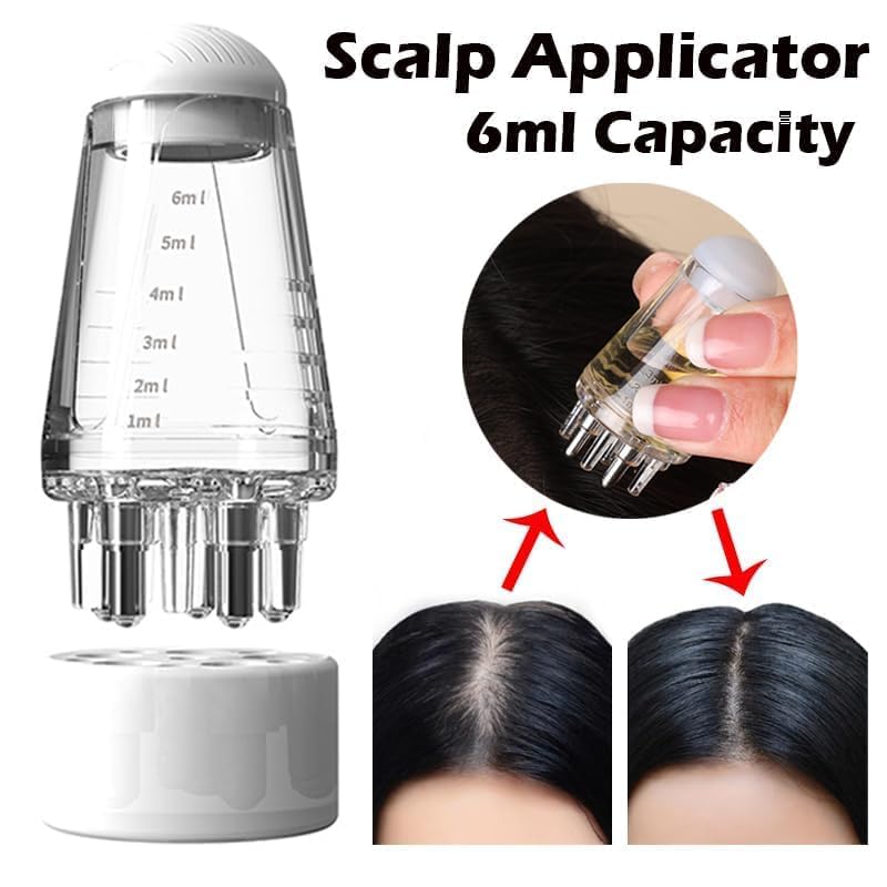 Scalp Applicator Liquid Comb for Hair Oil & Serums | 6ml Hair Growth Massage Comb