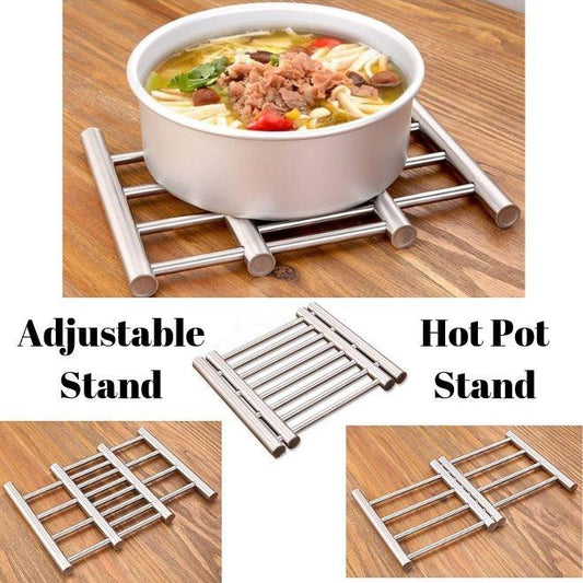 Hot Pot Stand Adjustable Expandable Kettle Stand - Multipurpose