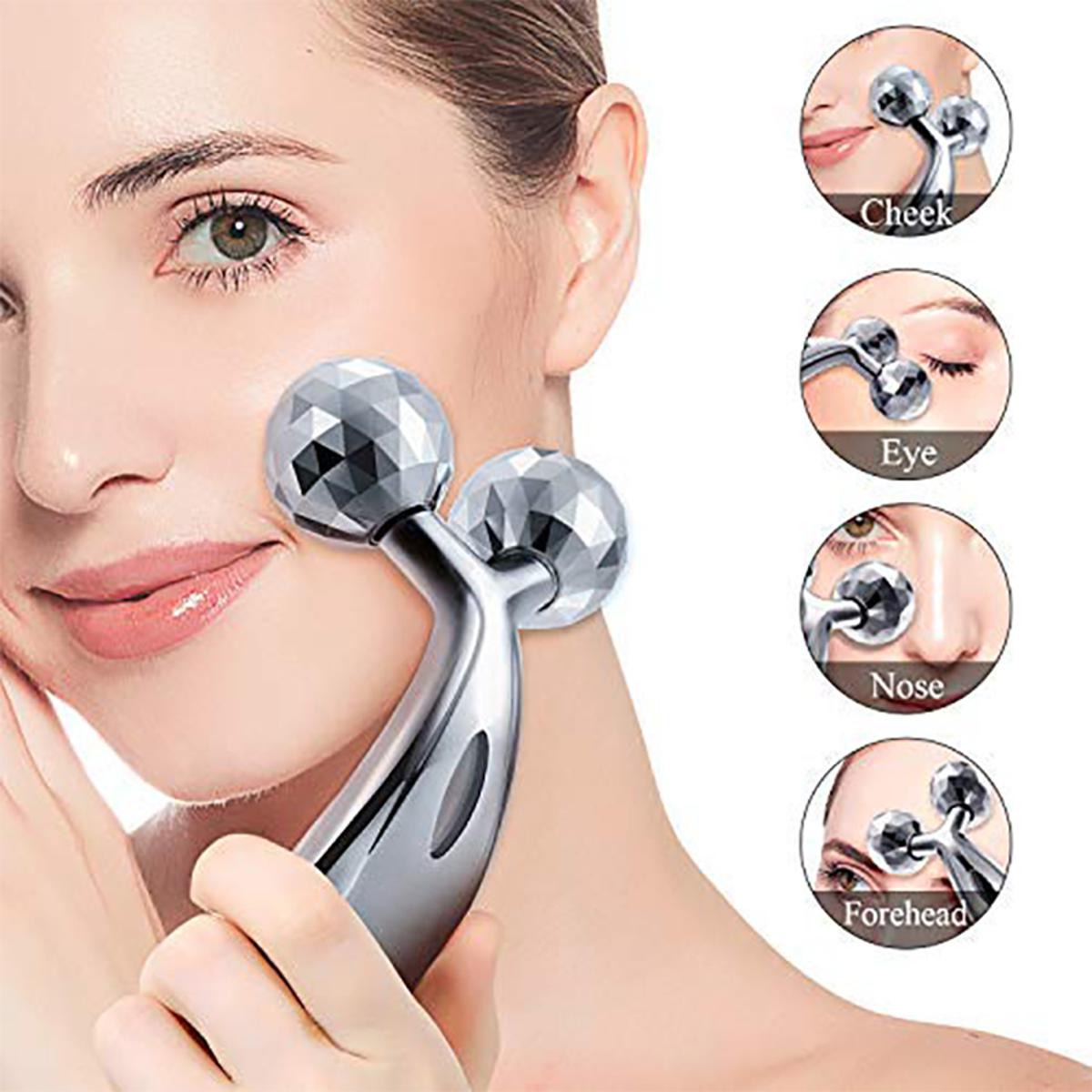 3D Roller Massager 360 Rotate Facial Massage
