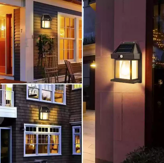 Solar Motion Sensor Wall Light - 3 Mode Waterproof Outdoor Lamp for Garden & Patio
