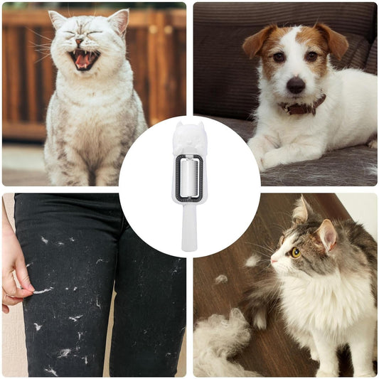 4 in 1 Pet Cat Grooming Brush Loose Hair Removal Comb Rolling Massage Cleaner Cat Hair Cleaning Tool Cats and Hairy Pets