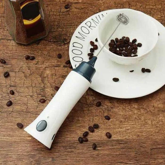 Portable Electric Coffee Frother & Milk Mixer - Handheld Foam Maker For Latte & Cappuccino