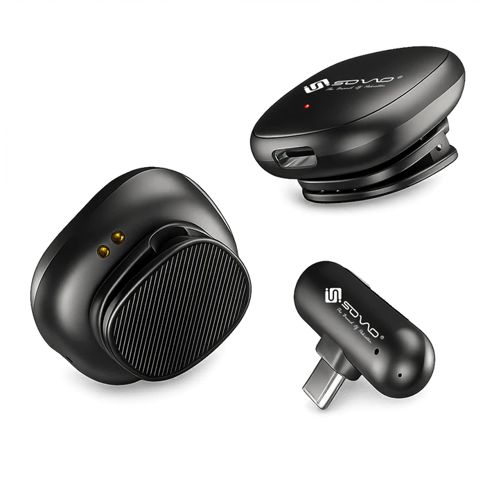SOVO SWM-578 Type-C Dual Wireless Lavalier Microphone