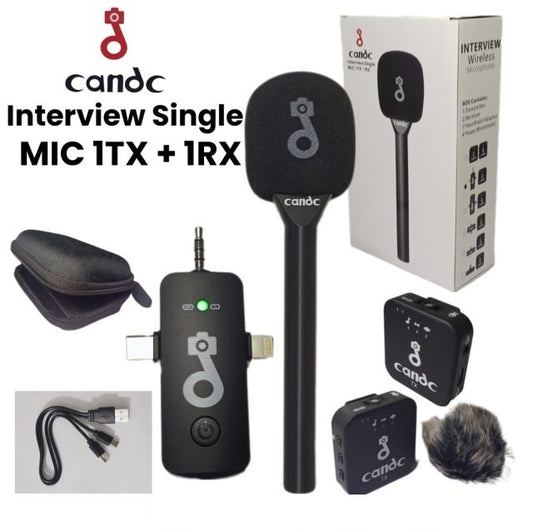 Candc interview Single Mic Candc Interview Mic 1TX +1RX