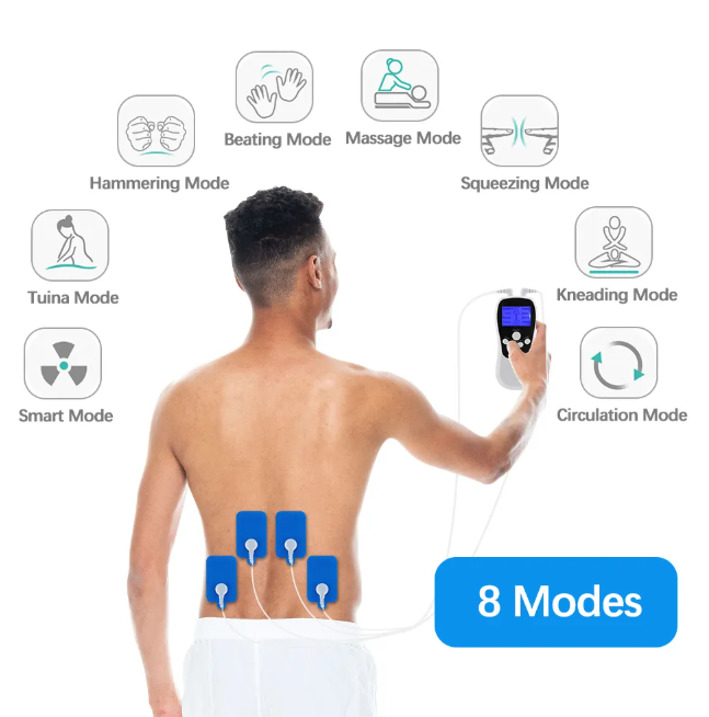 Electric Rechargeable body Massager Health Tens Acupuncture Digital Therapy Machine device Relaxing massage & Relaxation