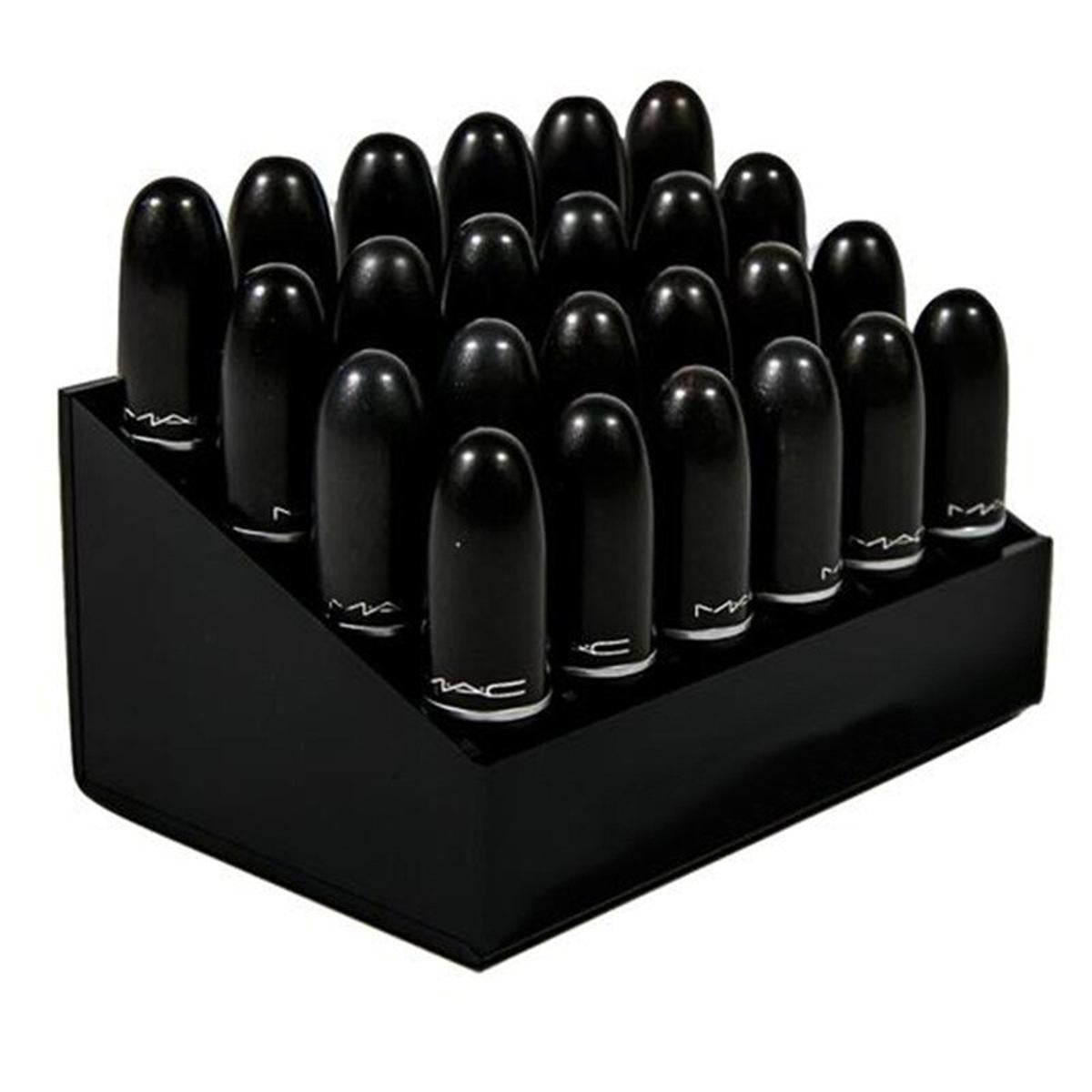 24 Grid Plastic Lipstick Holder Jewelry Storage Box Makeup Organizer Holder