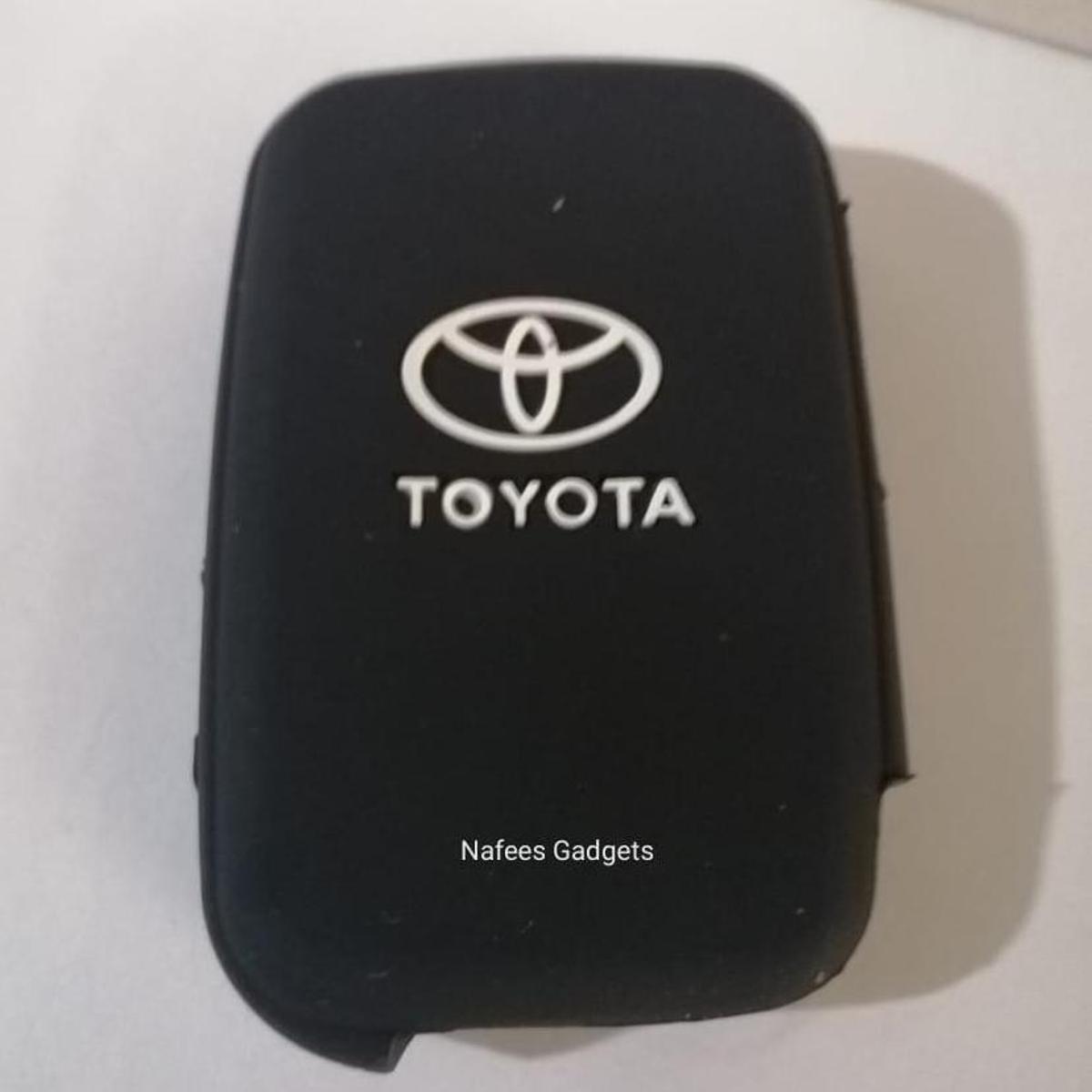 Toyota Prius & Mostly Japnese Car Models Comaptible PVC Silicone Protection Key Cover - Black