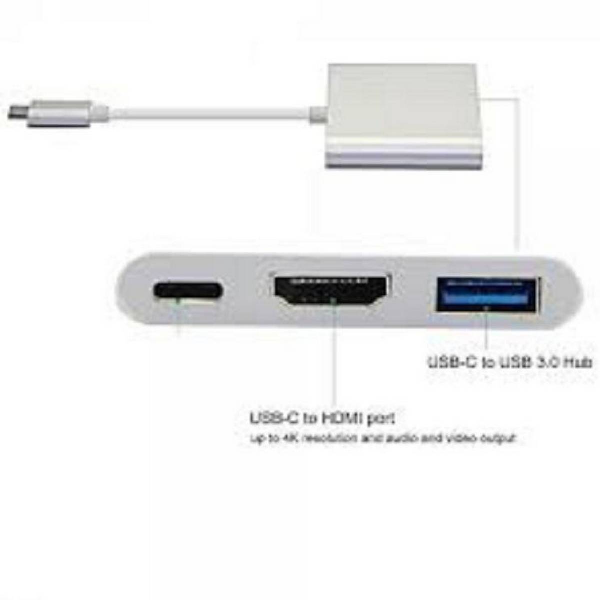 Type C 3.1 To Otg+Hdmi+Usb3.0
