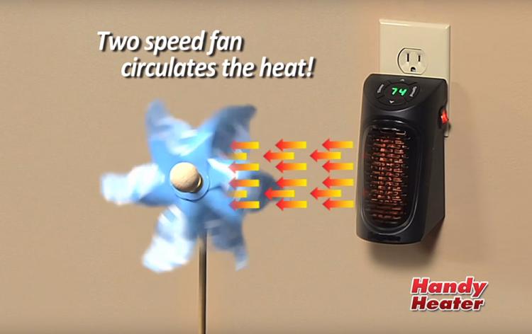 Ultra-Compact Wall-Mount Personal Heater – Fast Heating for Offices & Bedrooms