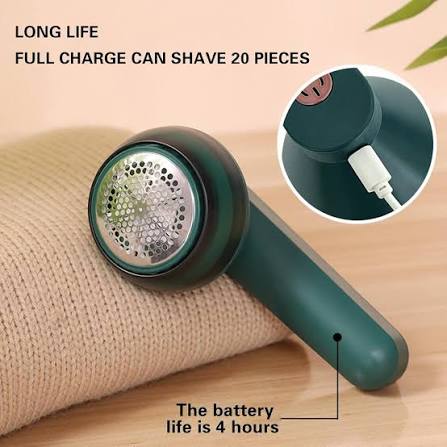 Portable Electric Fabric Shaver & Lint Remover - Rechargeable Clothes Fuzz Remover