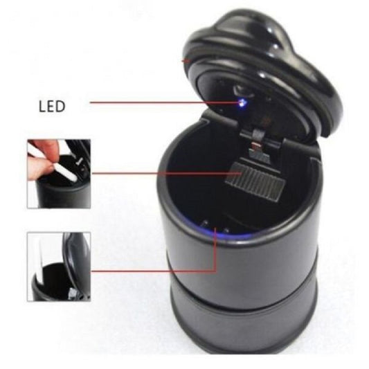 Universal Portable Ashtray With LED Lights