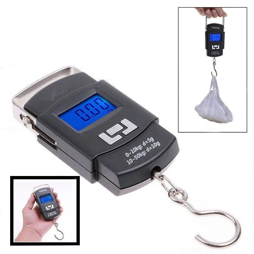 Portable Digital Luggage Scale - Multipurpose Hanging Weight Checker