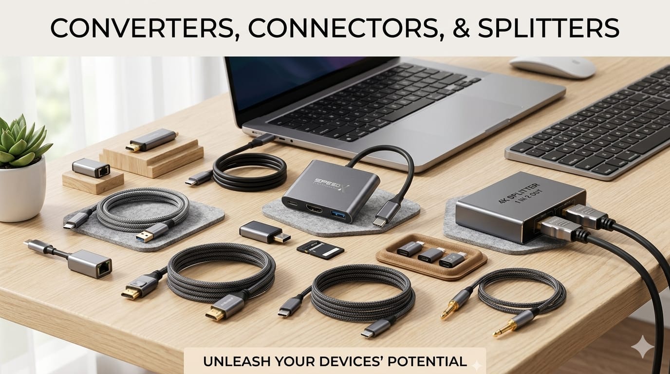 Convertors, Connectors & Splitters