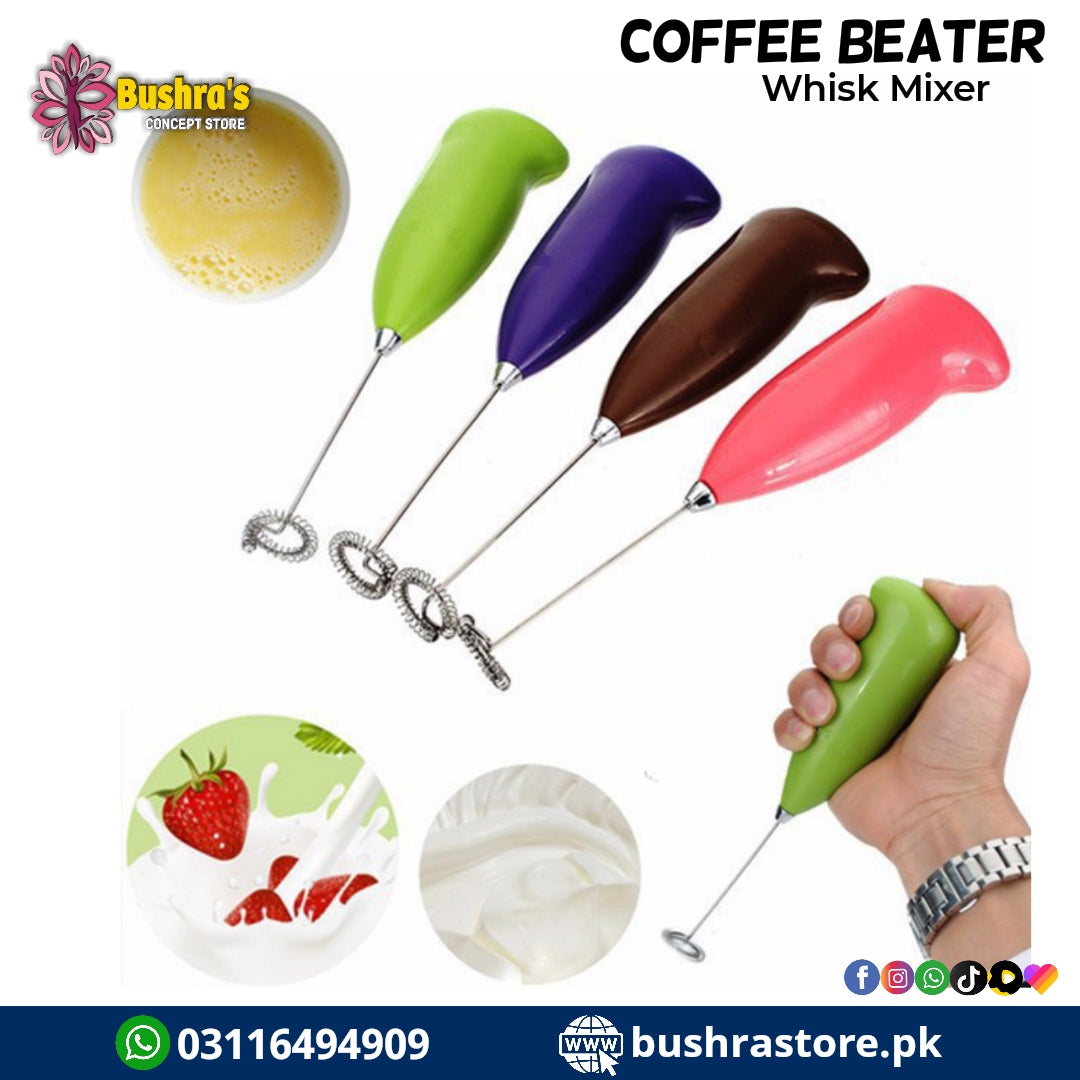 Electric Handle Coffee Beater Stirrer Milk Frother Foamer Whisk Mixer Milk Treater Juice Muddler Coffee Stirrer