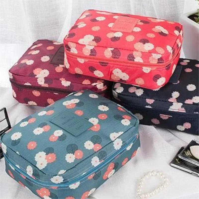 Travel Cosmetic Pouch & Makeup Organizer Bag – Waterproof Multipurpose Storage Pouch