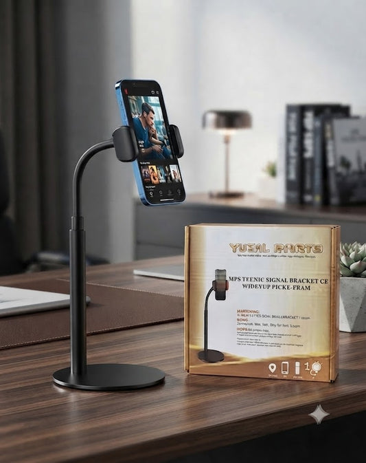 Premium Desktop Mobile Stand – Adjustable Height & Flexible Phone Holder for Desk, Office, & Live Streaming – Nafees Gadgets