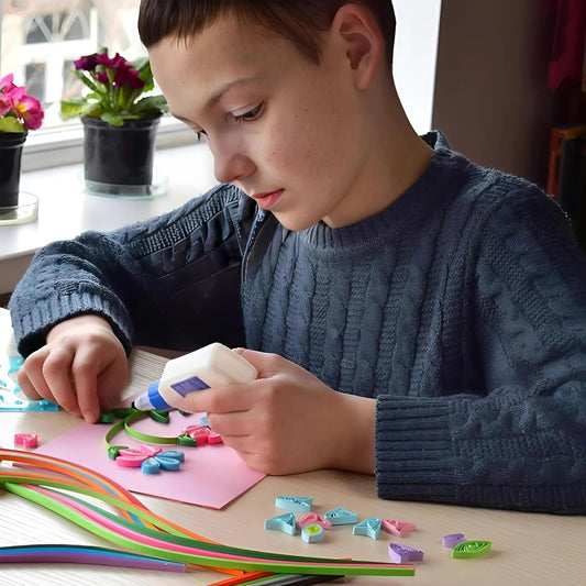 Quilling Paper and Tool Craft Kit Quilling Strips Quilling Tool and Quilling Strips For Art and Craft Students for Card Making Scrapbooking & Decorations