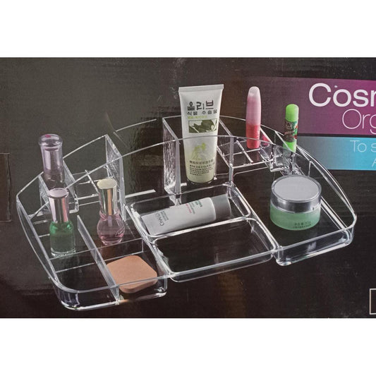 Acrylic Cosmetic Makeup Storage Tray Organizer Transparent Acrylic Lipstick Holder Display Stand Nail Polish Eyebrow Pencil Storage Box Toothbrush Holder Stationary Holder
