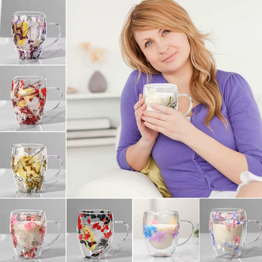 Double-Wall Glass Mug