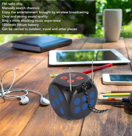Kisonli G15 Portable Mobile Music Bluetooth Dice Mini Speaker