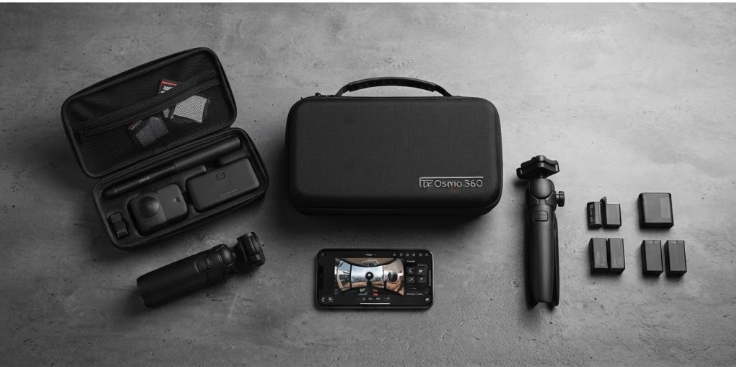 Waterproof Hard Carrying Case for DJI Osmo 360 Action Camera – Shockproof Storage Bag & Travel Pouch with Handle